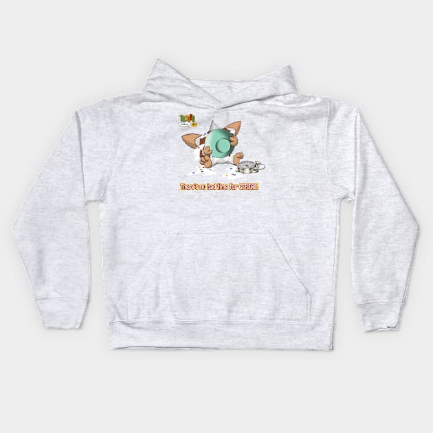 There's no bad time for cereal - TechnoRetro Dads Kids Hoodie by TechnoRetroDads